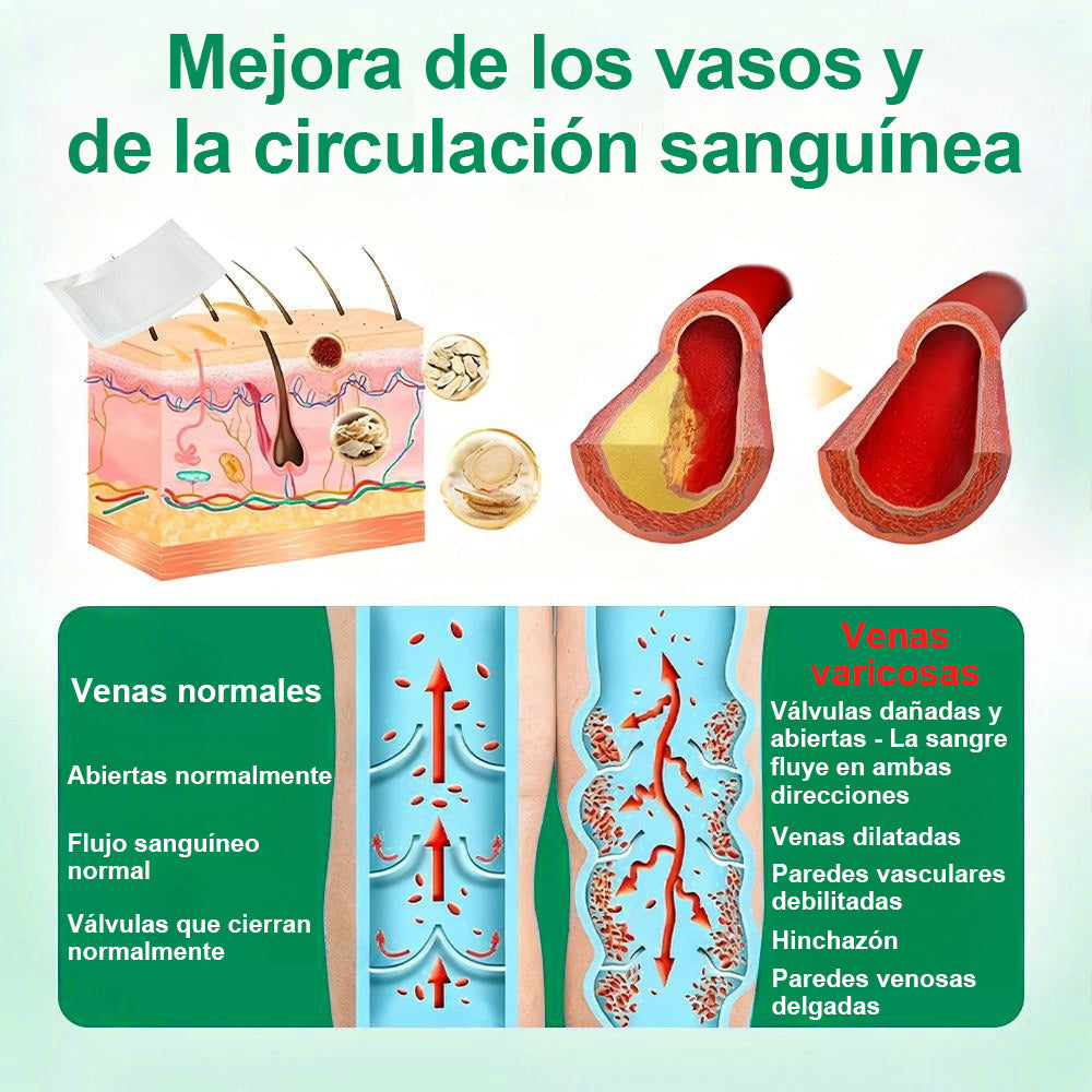🇵🇦👨‍⚕️✅ Healrize® VeinTarget parche de microagujas ⚡ Alivio inmediato, resultados duraderos