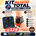 Kit Alivio Total™ | Masajeador EMS para Pies + Tobillera Inteligente con Calor + ENVÍOS GRATIS 🎁