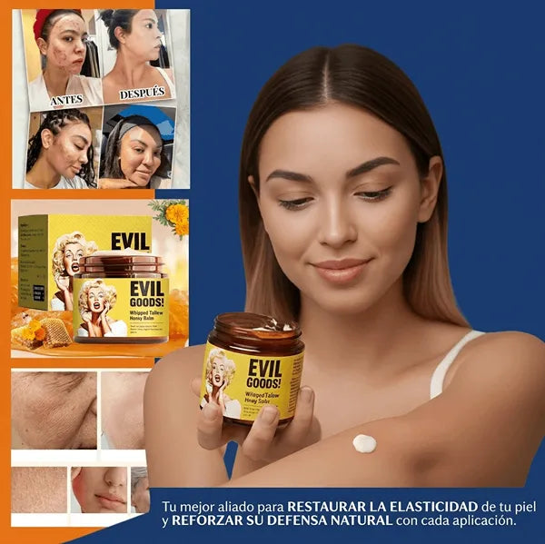 🔥Super Promo 2x1🔥Evil Goods! Hidratante de sebo de res con miel de Manuka