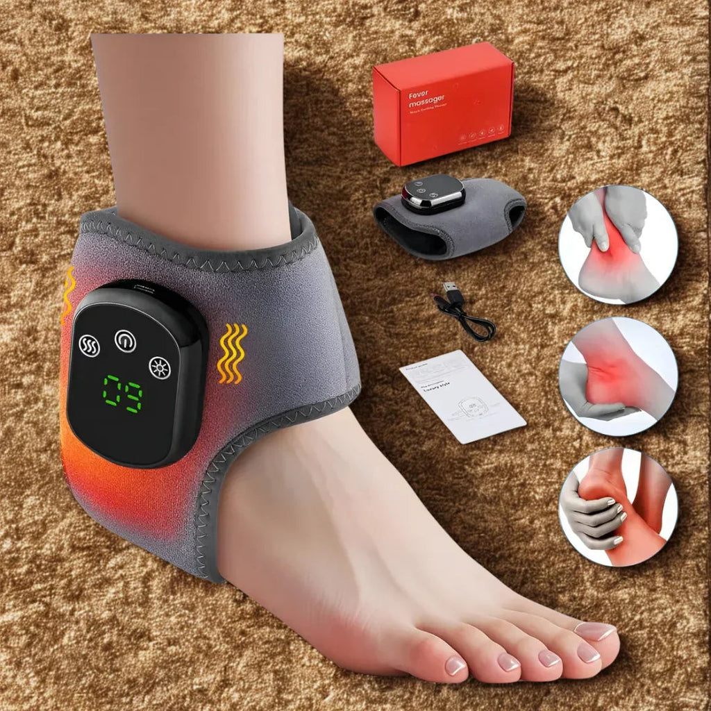 Kit Alivio Total™ | Masajeador EMS para Pies + Tobillera Inteligente con Calor + ENVÍOS GRATIS 🎁