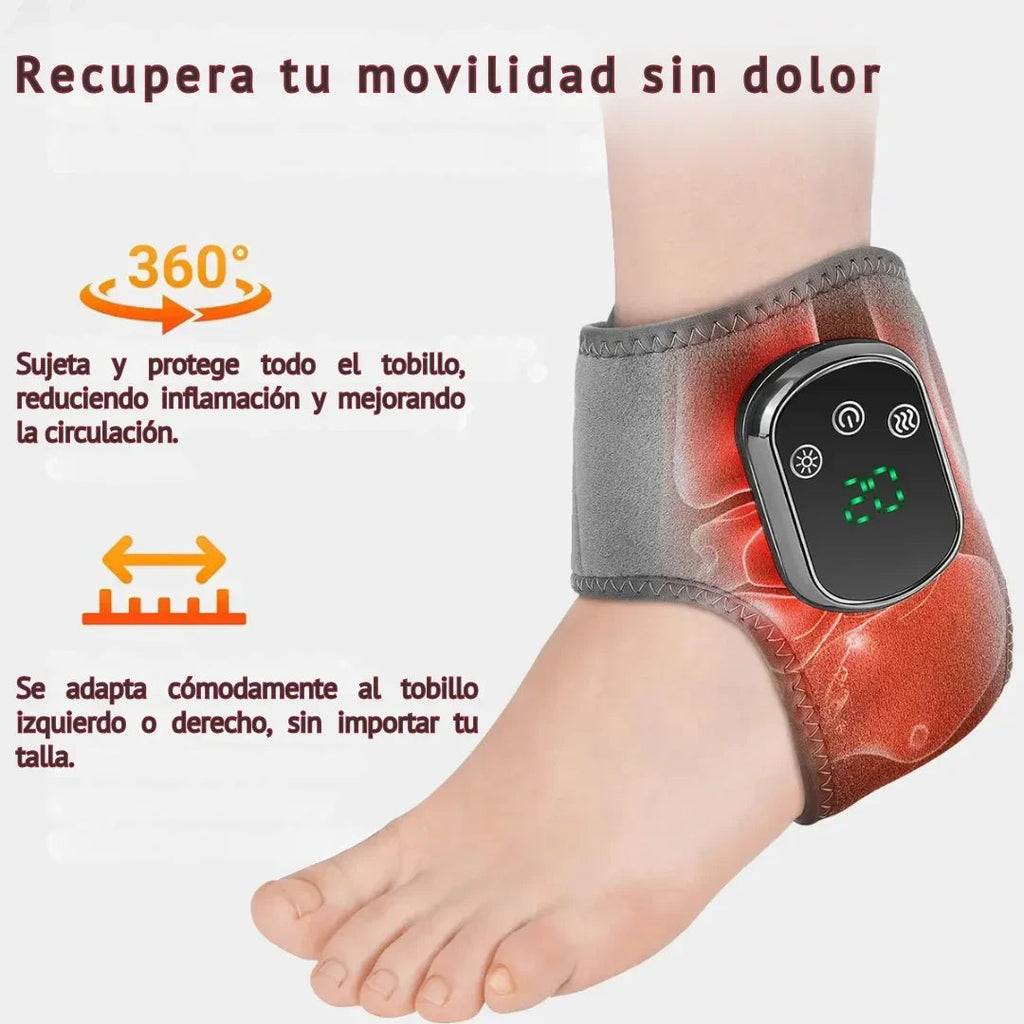 Kit Alivio Total™ | Masajeador EMS para Pies + Tobillera Inteligente con Calor + ENVÍOS GRATIS 🎁