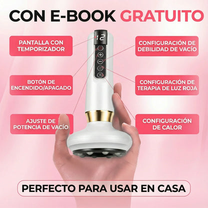 Masajeador anticelulitis con calor y succión